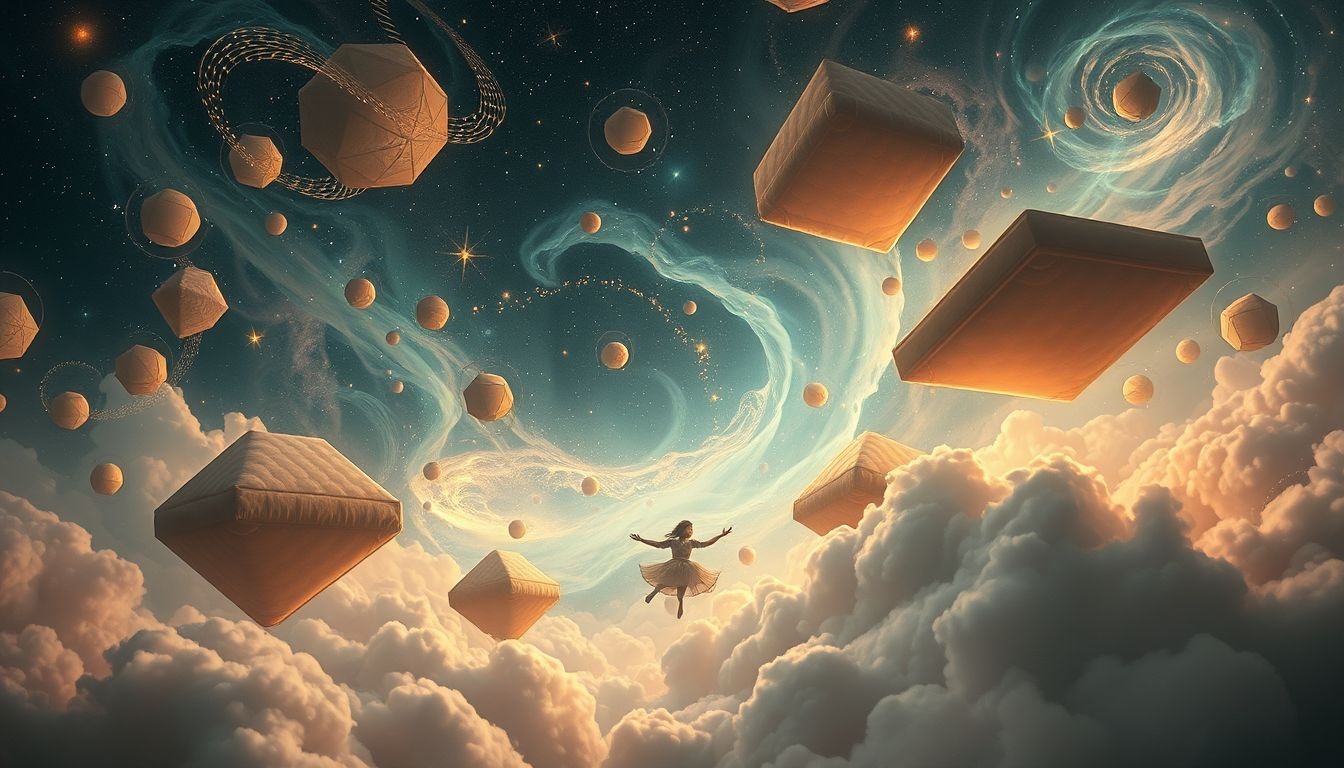 Vallen van een ottomaan symboliseert verlies van comfort en controle.