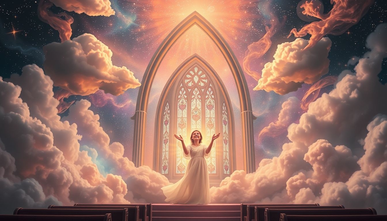 Lachen op een kerkfeest symboliseert innerlijke vreugde en verbondenheid.