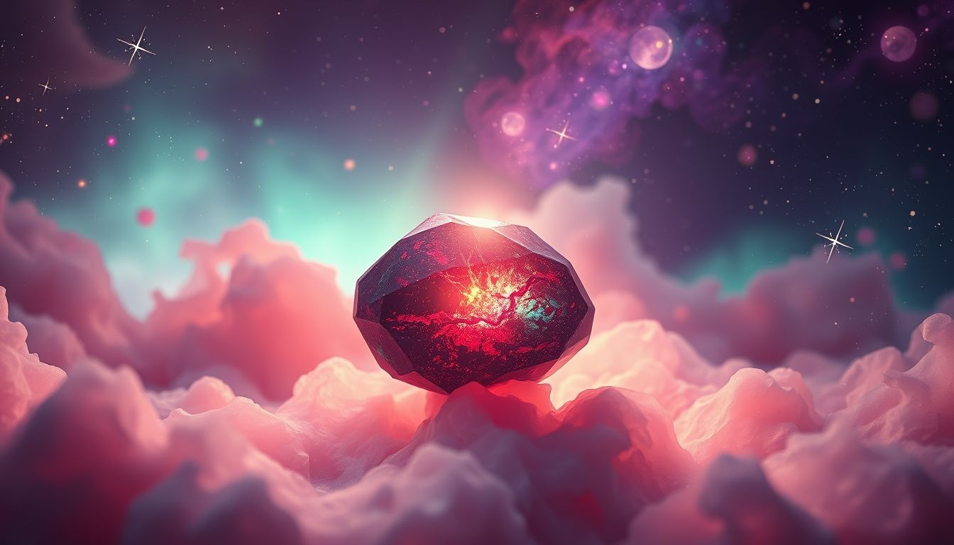 Een bloedsteen die van kleur verandert symboliseert emotionele transformatie.