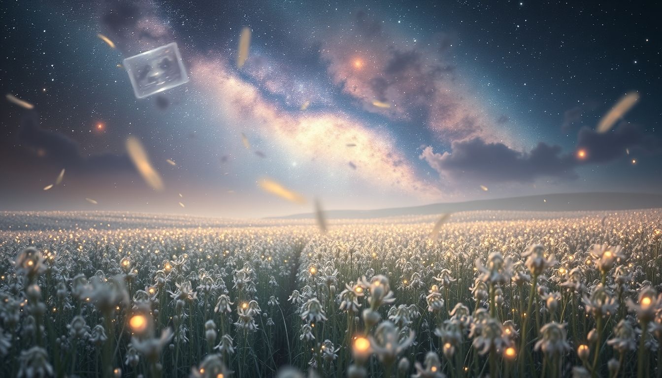 Een veld vol karwij symboliseert groei en innerlijke rust.
