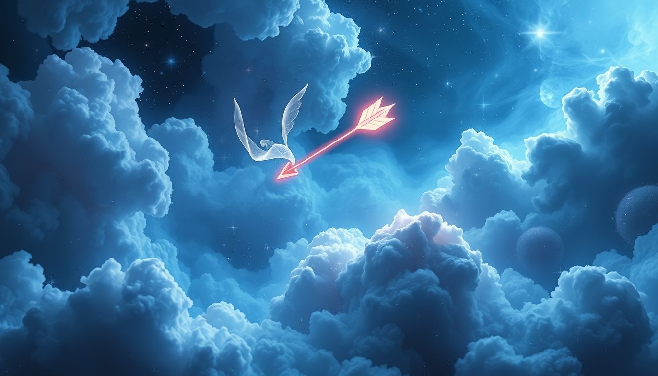 Een vergiftigde pijl symboliseert vaak emotionele pijn en verraad.