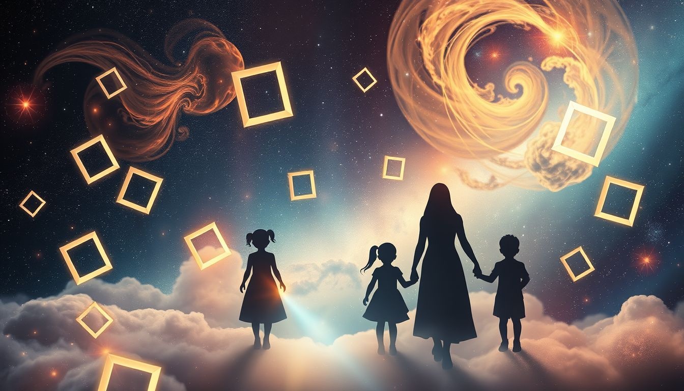 Een familiefoto verzamelalbum symboliseert verbondenheid en herinneringen bewaren.