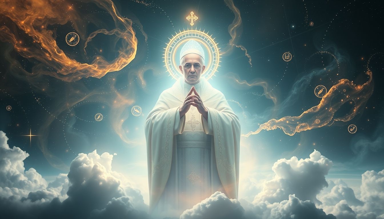 Droom over paus canoniseren symboliseert spirituele erkenning en transformatie.