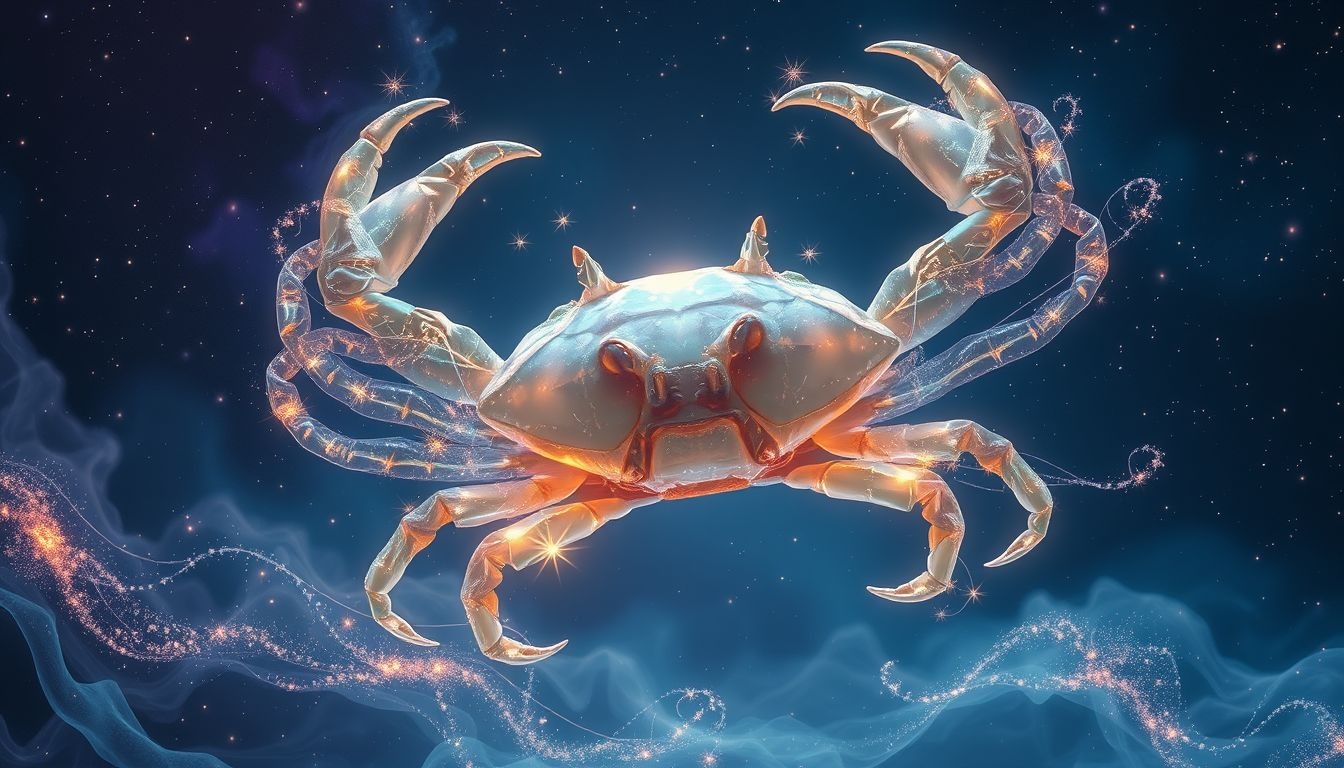 Dromen over een grote krab symboliseren vaak emotionele bescherming en geduld.