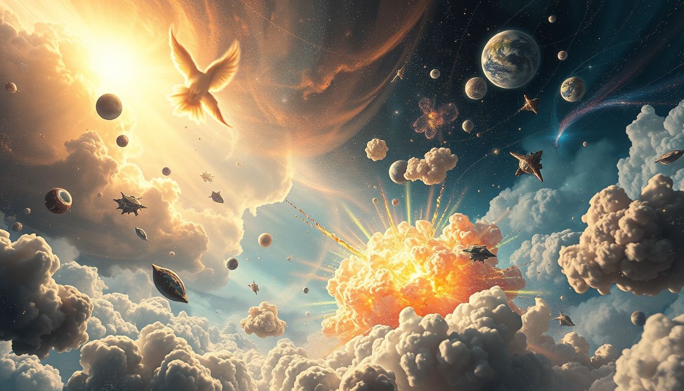 Dromen over explosies in openbare ruimtes symboliseren onverwachte veranderingen.