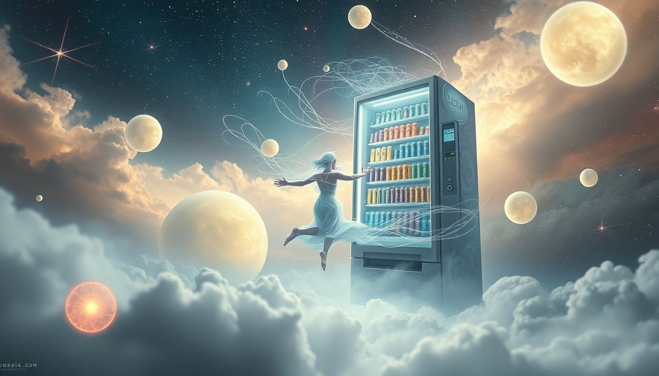 Een automaat in droom symboliseert vaak onbewuste aankoopdruk.