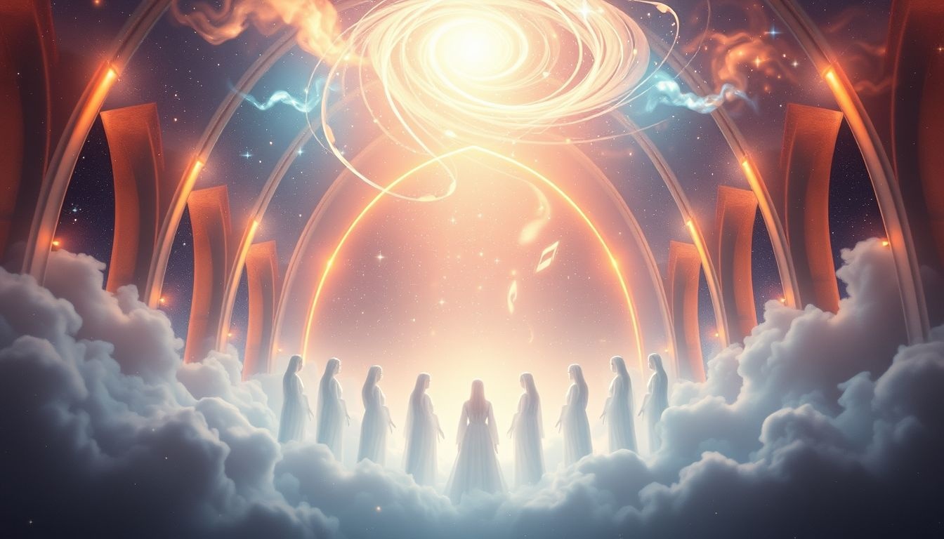 Een gezang in kerk symboliseert spirituele verbinding en innerlijke rust.