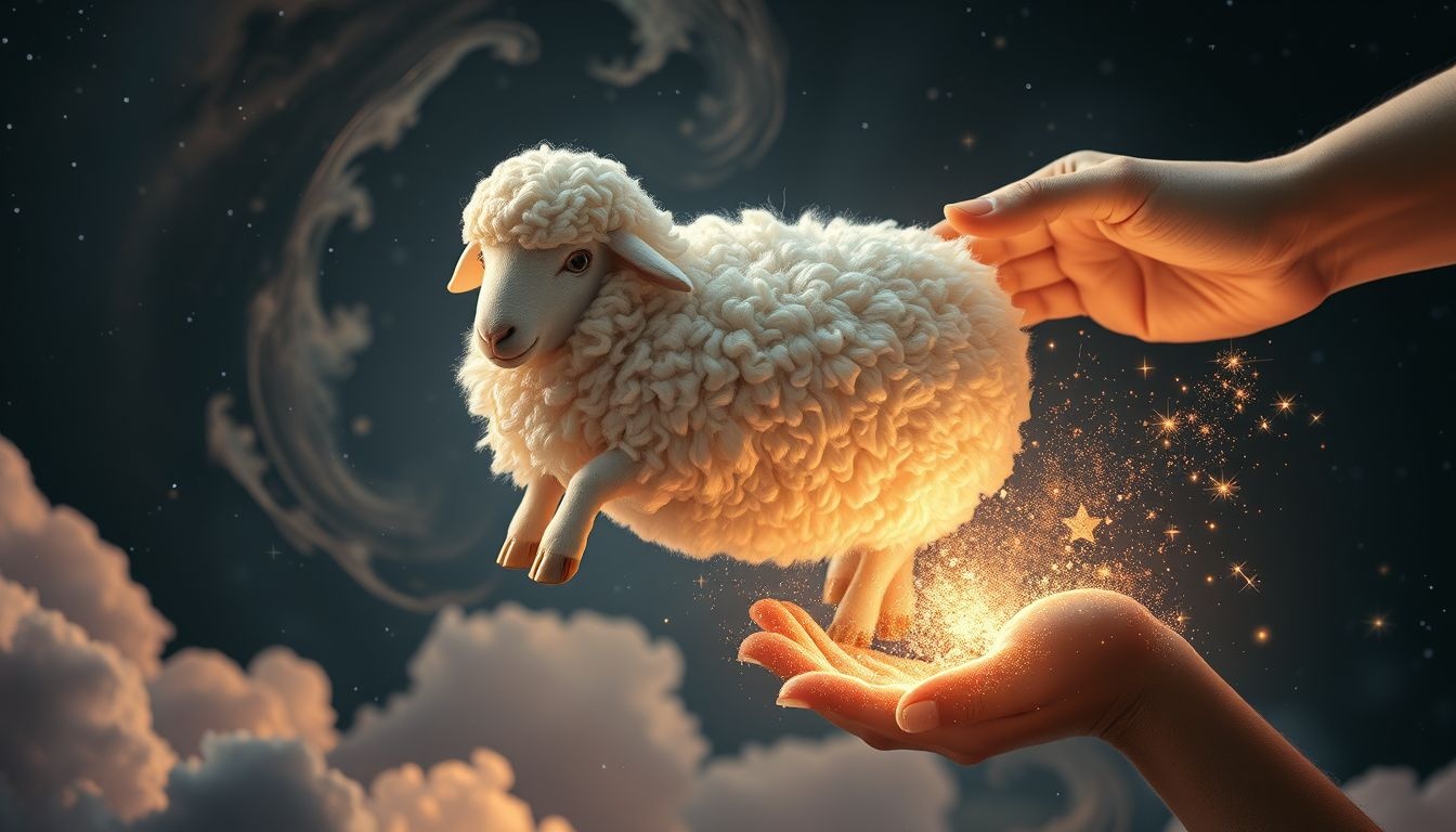 Dromen over schapen scheren symboliseert innerlijke reiniging en groei.