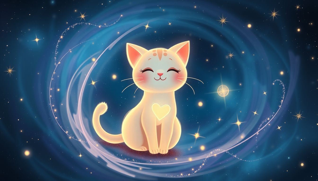 Een speelse kater symboliseert vrijheid en nieuwsgierigheid in dromen.