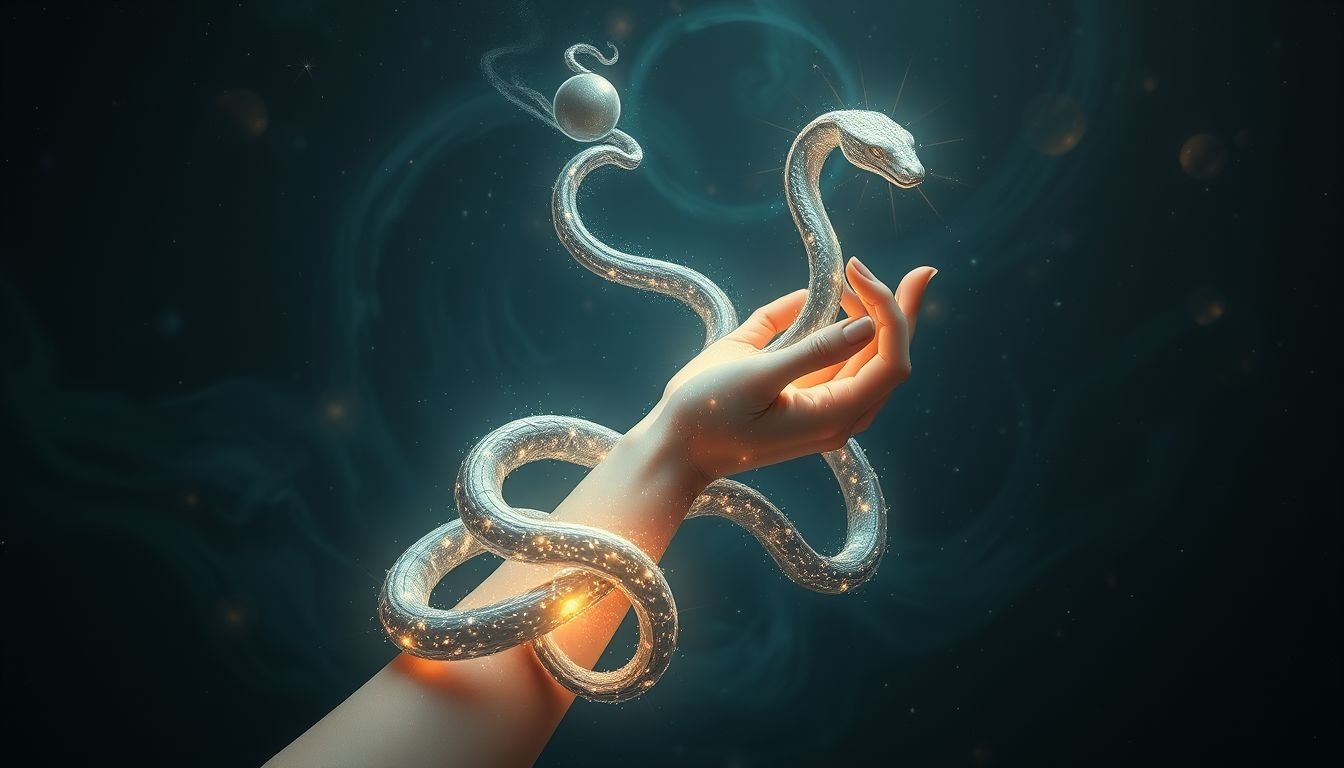 Een slangenbeet in dromen symboliseert vaak verborgen bedreigingen.