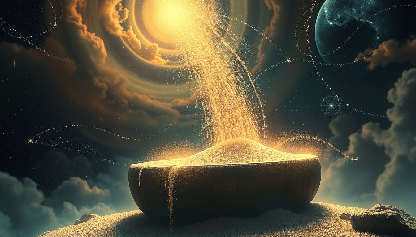 Dromen over meel malen symboliseren innerlijke transformatie en kracht.