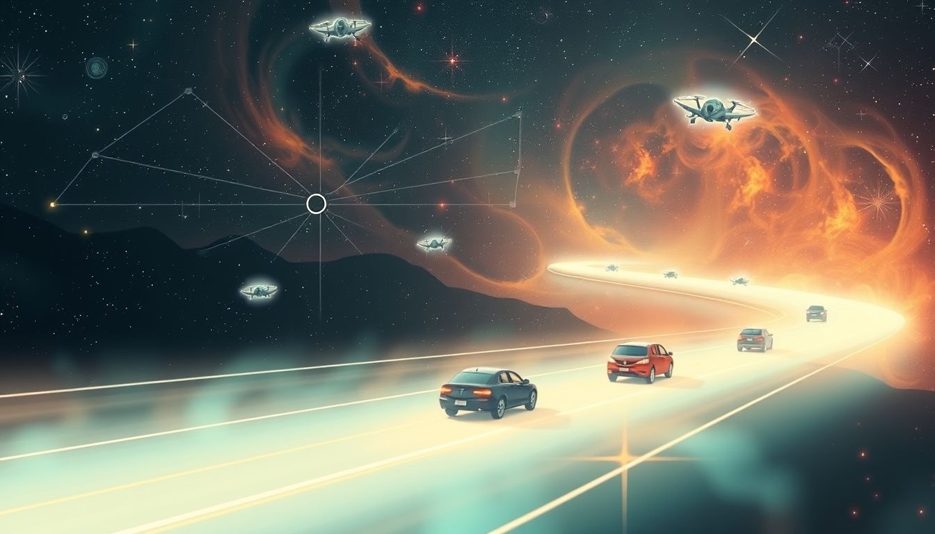 Een noodlanding op snelweg symboliseert onverwachte stress en controleverlies.