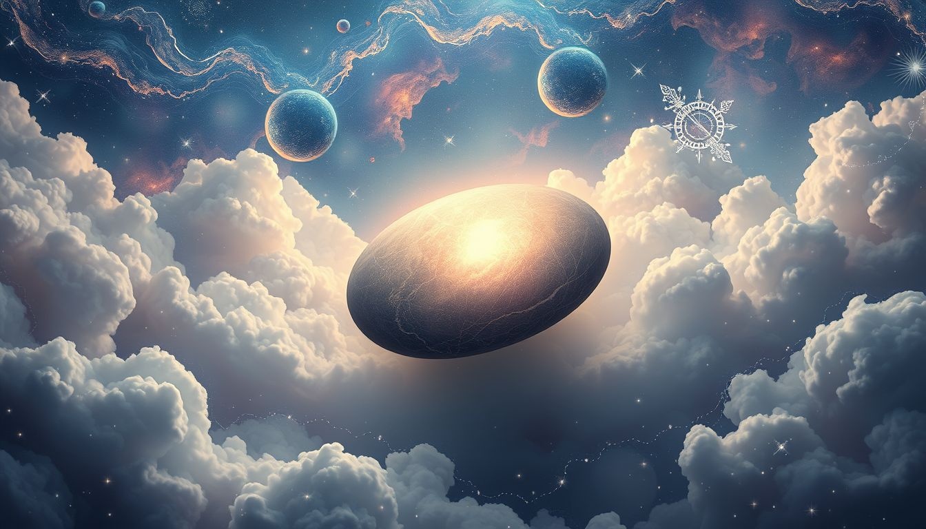 Dromen over een ovale steen symboliseert vaak innerlijke kracht en stabiliteit.