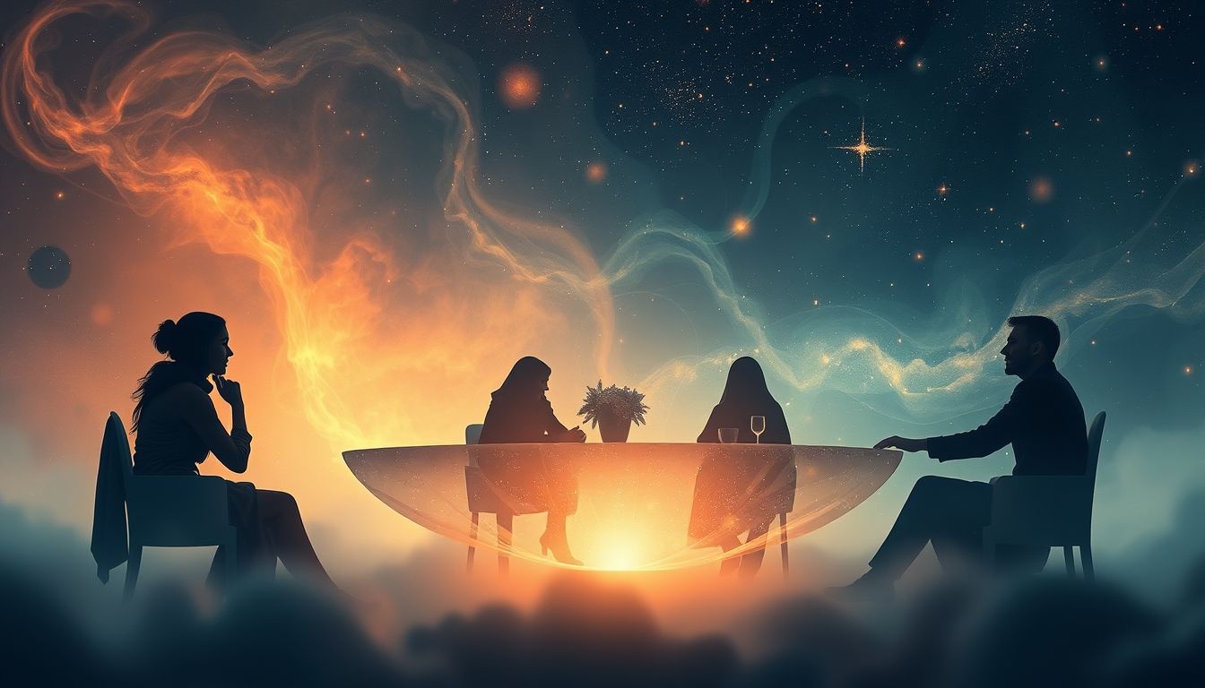 Dromen over avondmaal met vreemden symboliseert nieuwe sociale kansen.