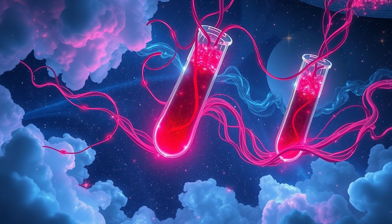 Een bloedtransfusie in dromen symboliseert vaak emotionele vernieuwing.