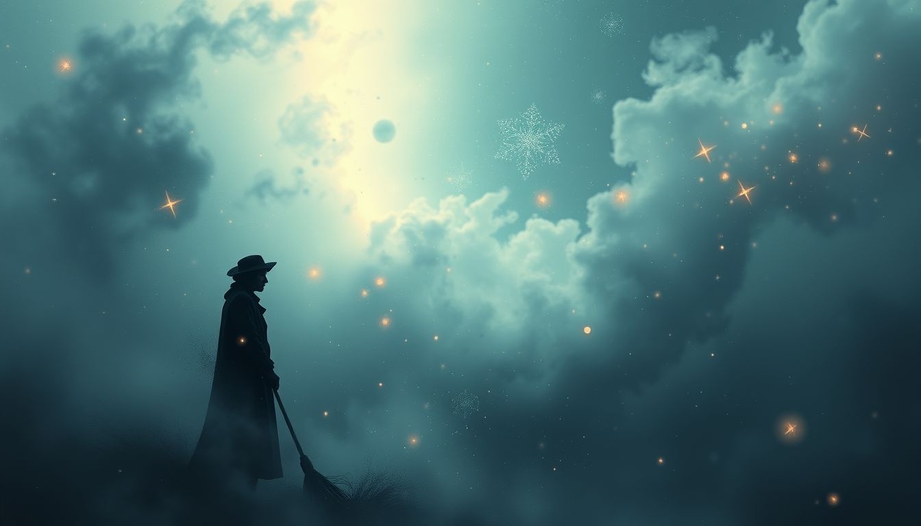 Een verdrietige schoorsteenveger symboliseert gemiste kansen en spijt.