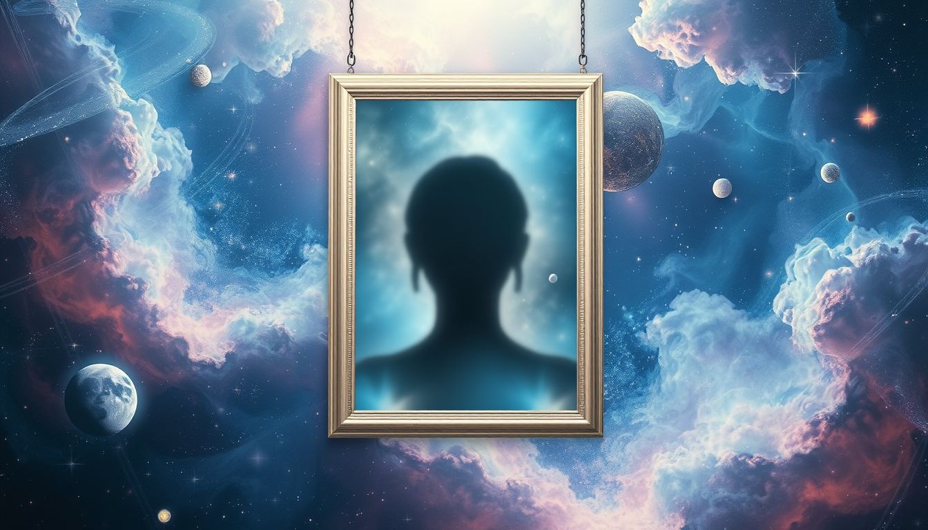 Een schilderij met onbekend gezicht symboliseert verborgen emoties.