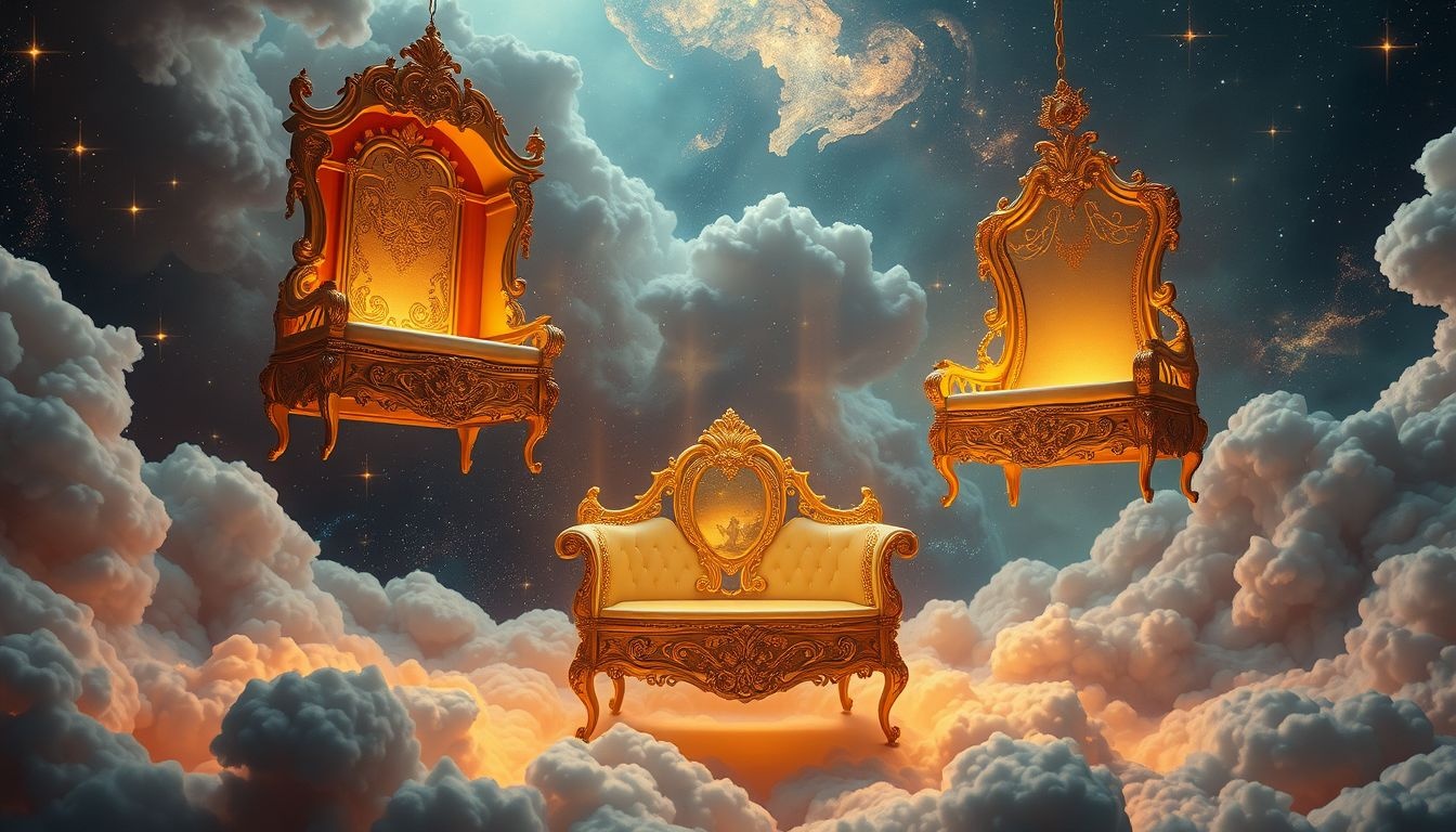 Dromen over vergulde meubels symboliseren vaak rijkdom en status.