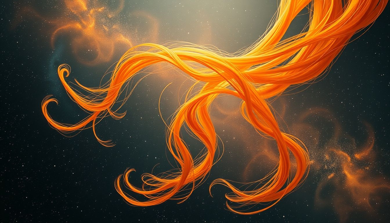 Dromen over oranje haar verven symboliseert creatieve zelfexpressie en verandering.
