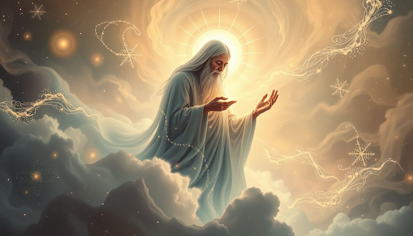 Voorouderlijke gidsen in dromen symboliseren wijsheid en levenslessen.