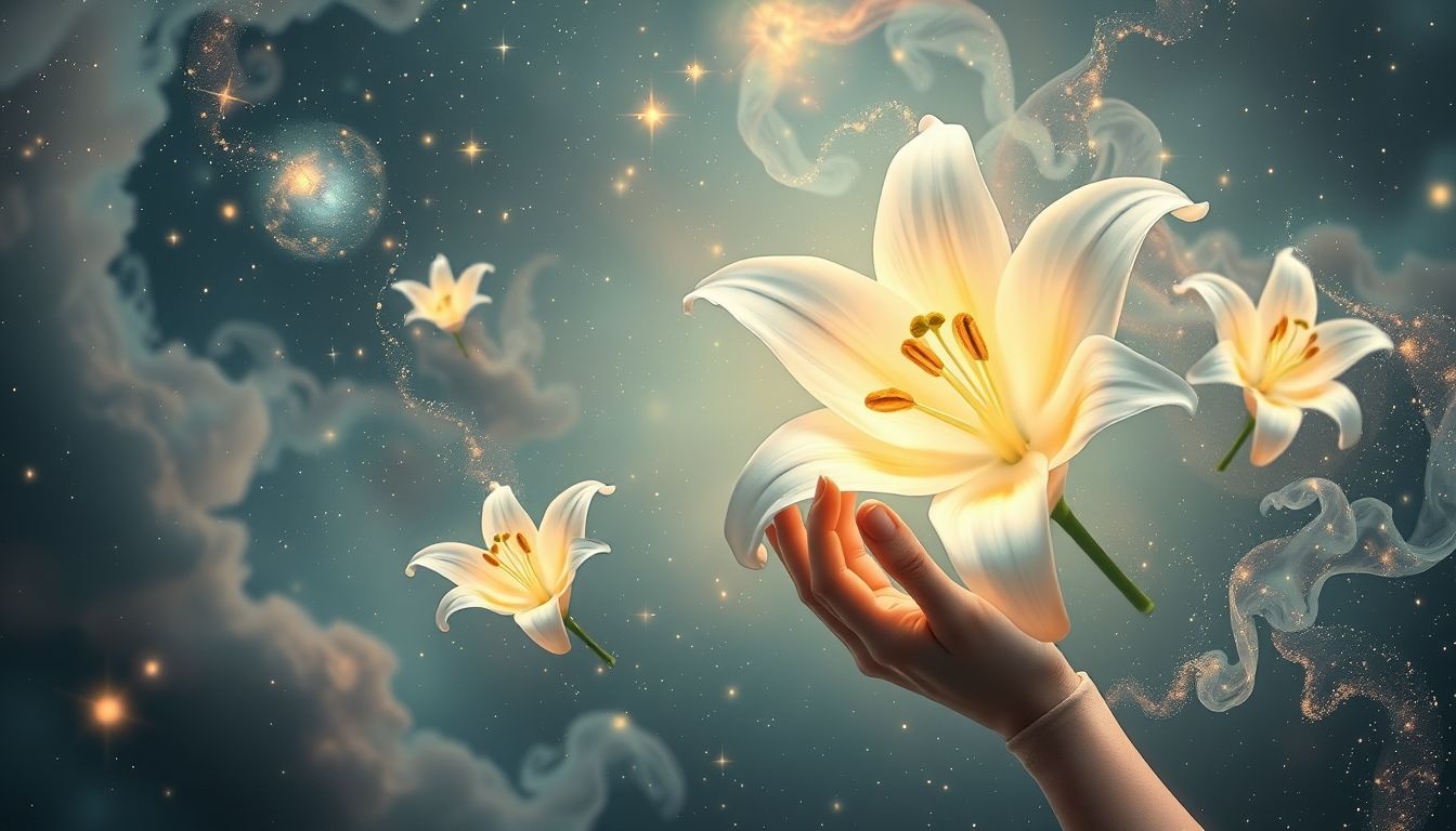 Een waslelie kopen symboliseert zuiverheid en nieuwe kansen in dromen.