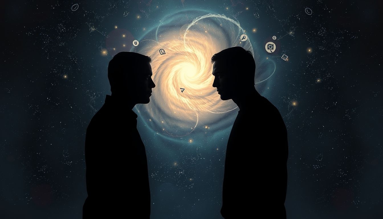 Ruzie op oude baan weerspiegelt onverwerkte werkgerelateerde conflicten.