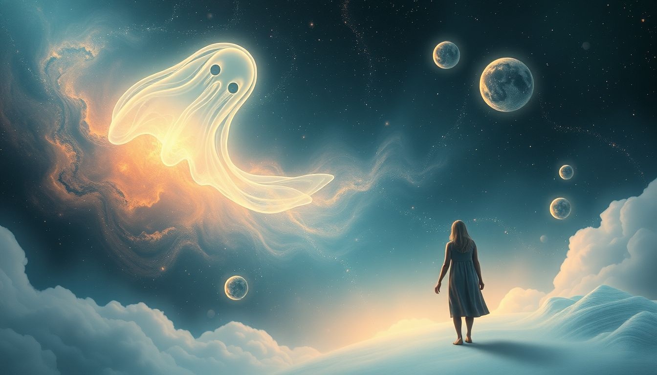 Een droom over een spook negeren symboliseert emotionele ontwijking.