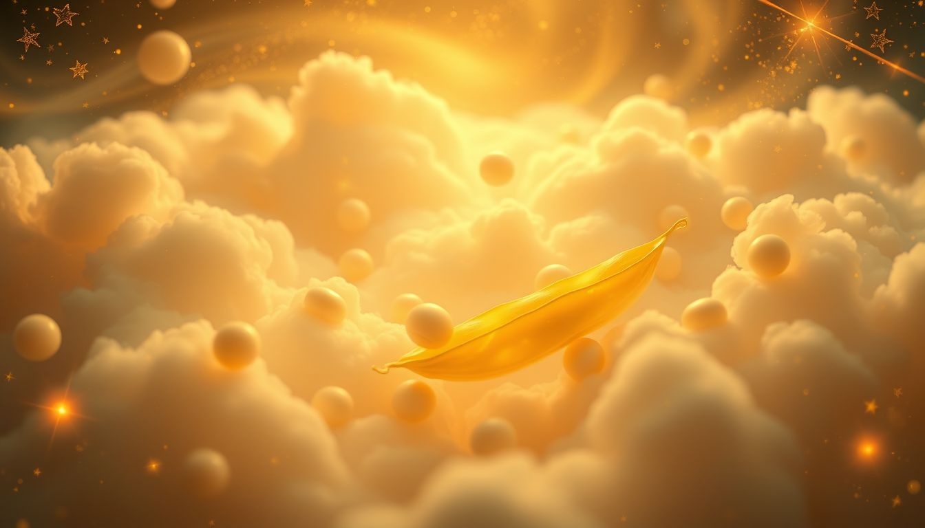 Dromen over erwten symboliseren vaak vreugde en eenvoudige geluksmomenten.