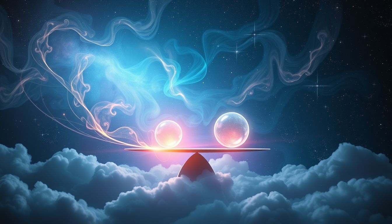 Dromen over gewichten symboliseren vaak innerlijk evenwicht en kracht.