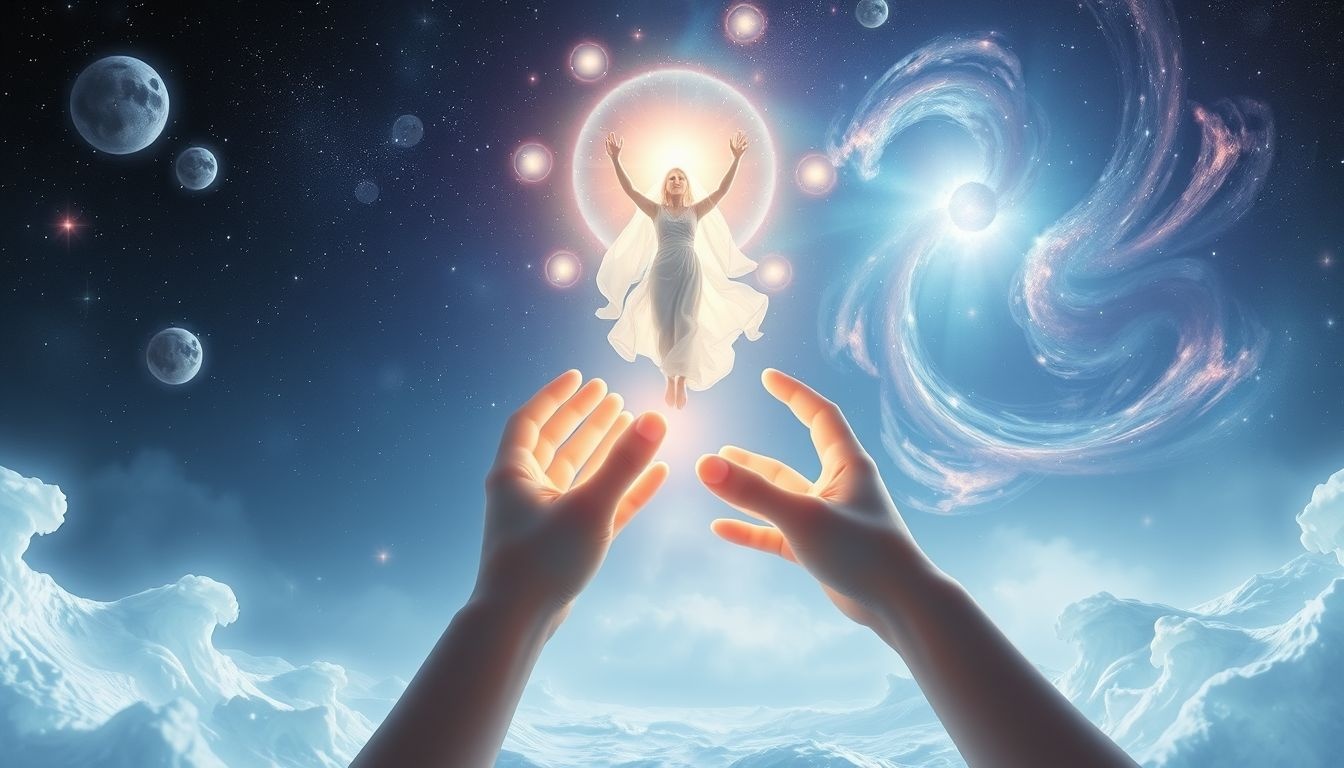 Dromen over opvijzelen met hulp symboliseert groei door samenwerking.