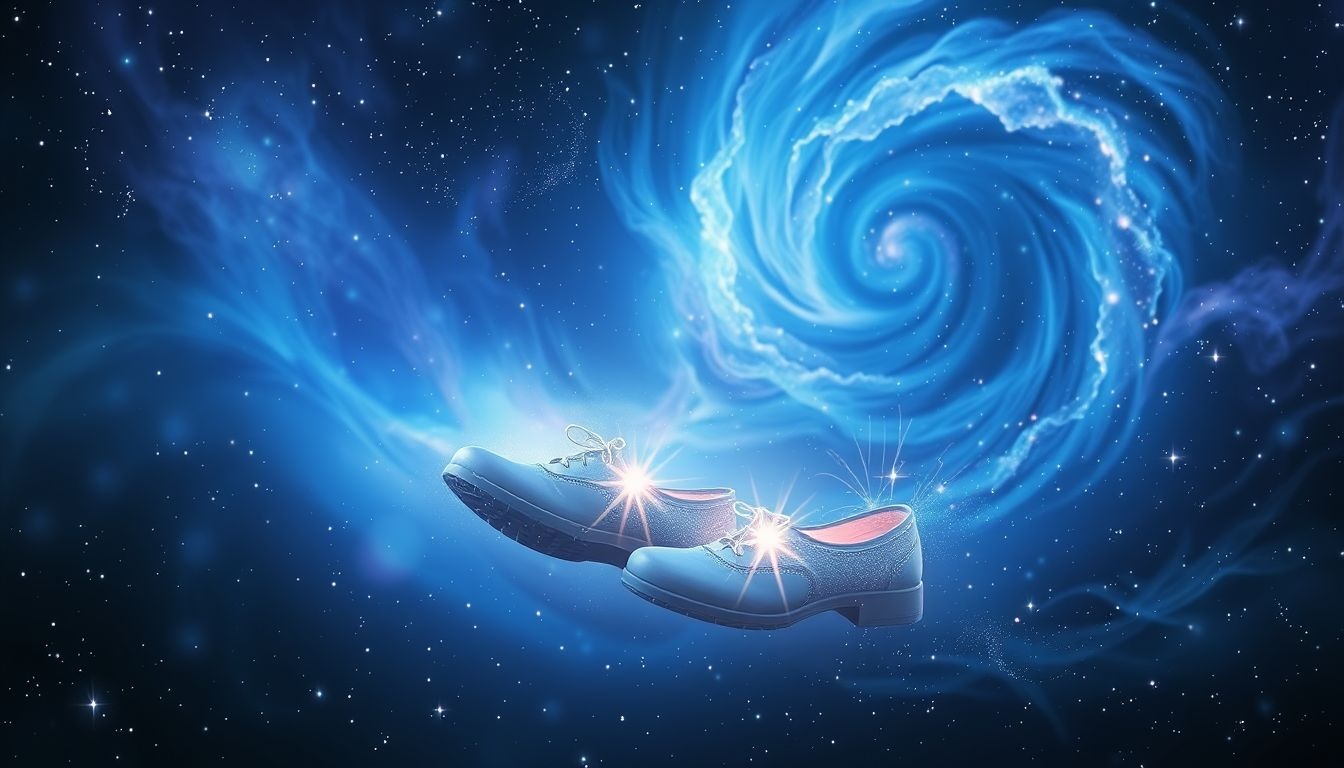 Dromen over twee schoenen symboliseren balans en wederzijdse verbondenheid.