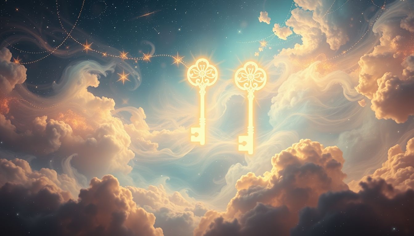 Dromen over twee sleutels symboliseren vaak keuzes en geheimen.