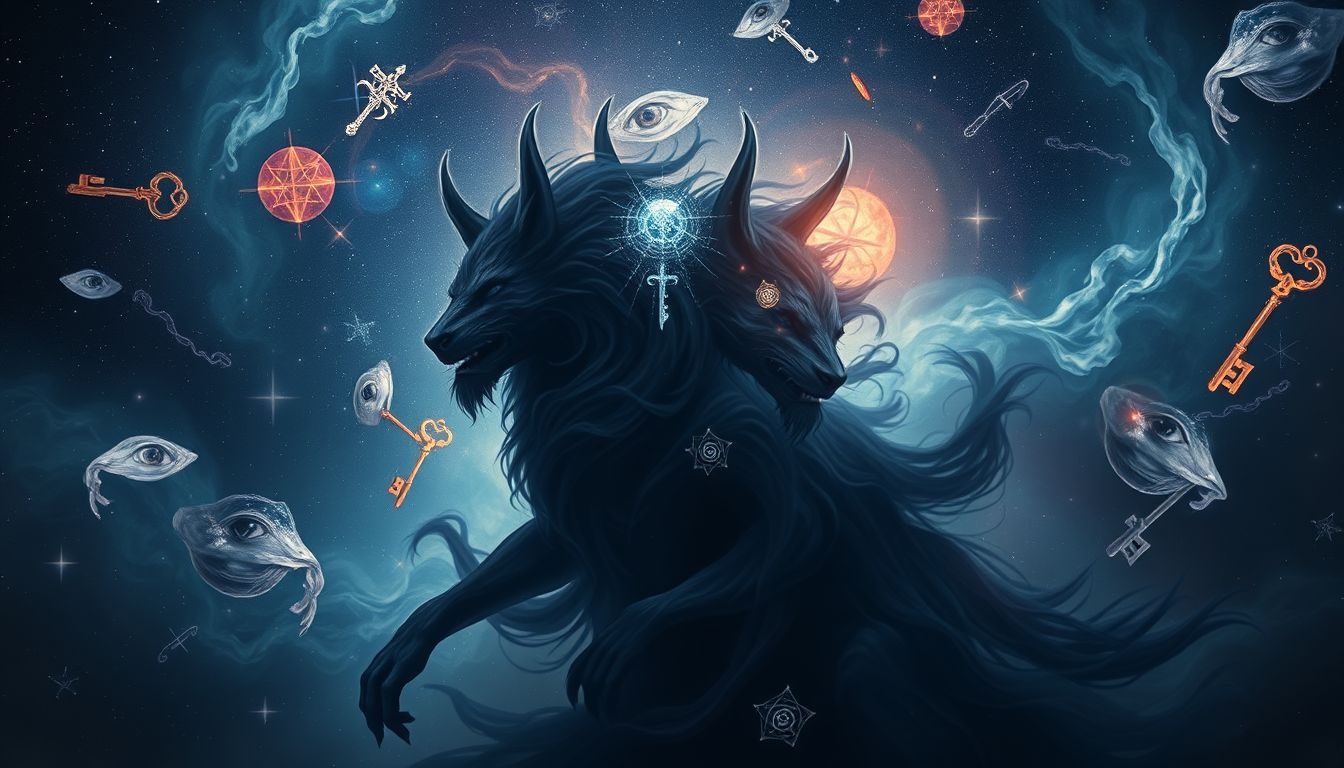 De cerberus bewaakt verborgen angsten in ons onderbewuste.