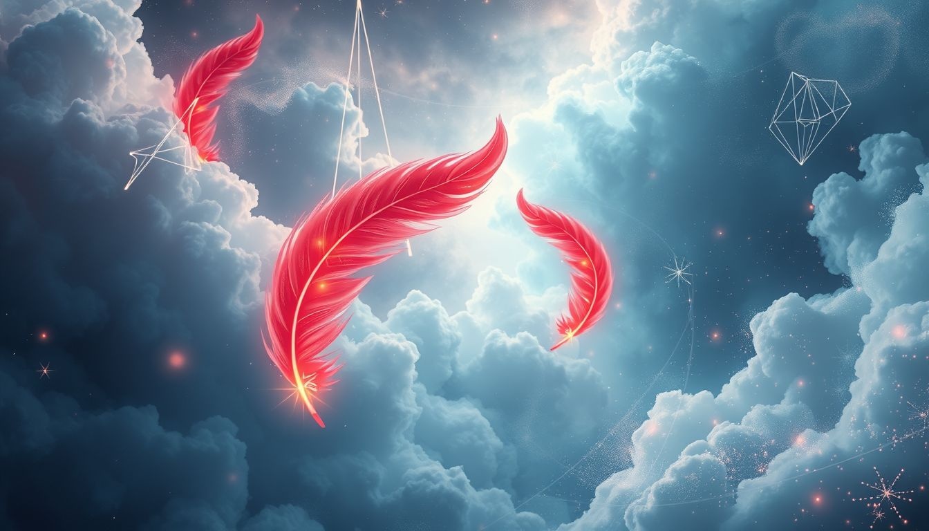 Een kardinaalsdroom in winter symboliseert hoop tijdens zware periodes.