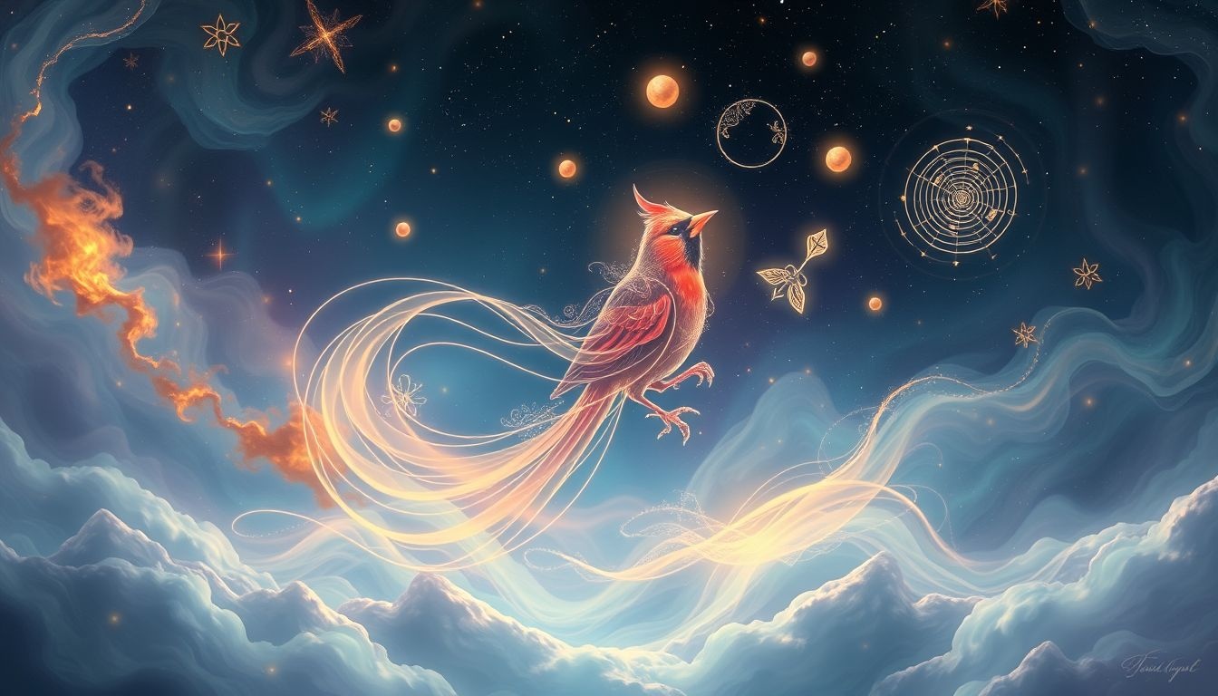 Een pratende kardinaal onthult verborgen wijsheden en spirituele boodschappen.