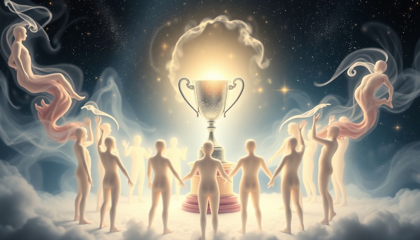 Dromen over trofeeën symboliseren vaak sociale erkenning en populariteit.