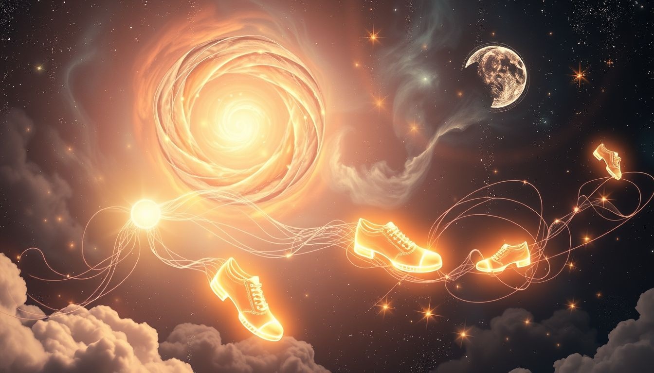 Dromen over schoenen naaien symboliseren persoonlijke groei en levensrichting.