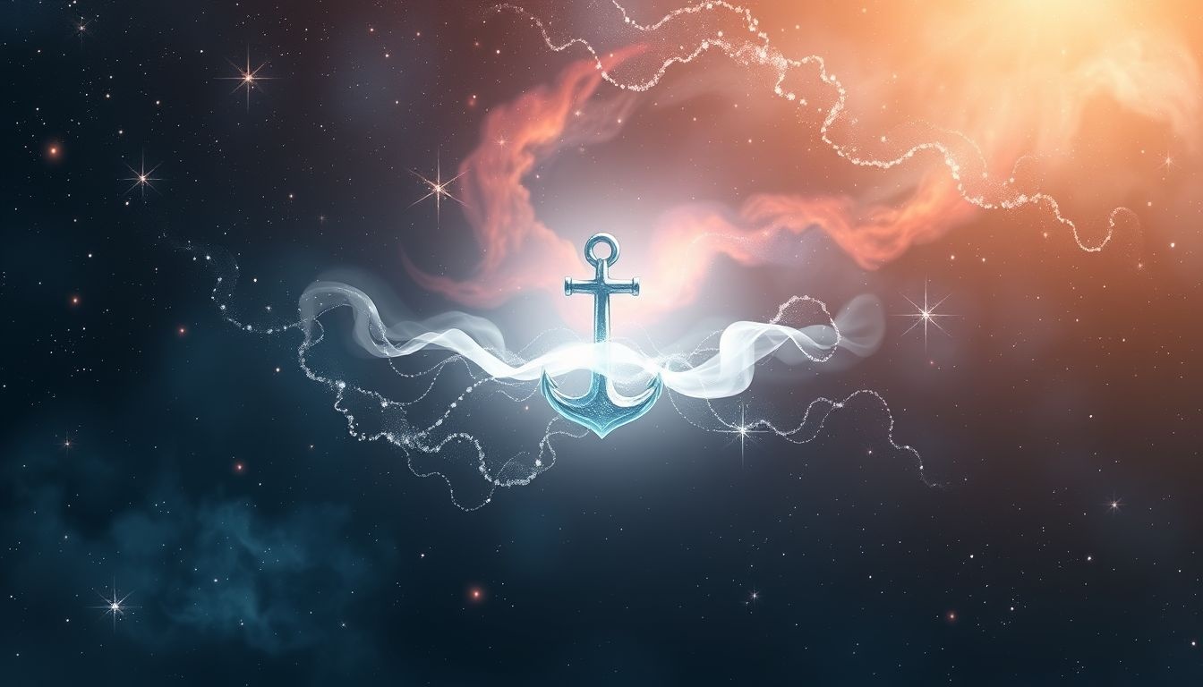 Een anker laten zakken symboliseert stabiliteit en vasthoudendheid in dromen.