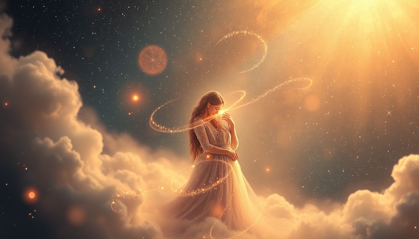 Een gelukkige metgezel in dromen symboliseert innerlijke vrede en steun.