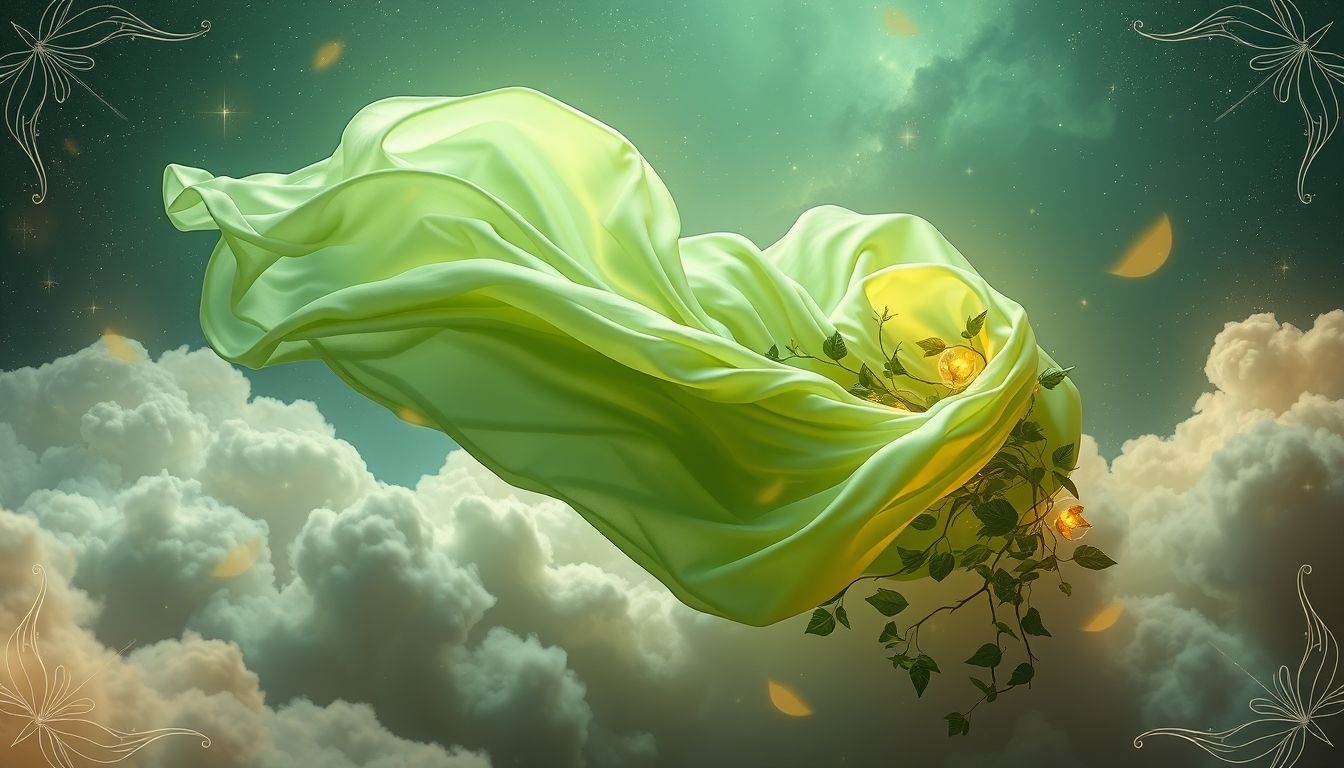 Een groen hemd symboliseert persoonlijke groei en nieuwe kansen.