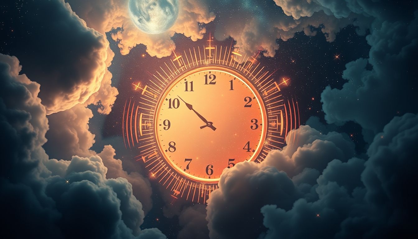 Een steeds luider tikkend horloge symboliseert naderende urgentie in dromen.