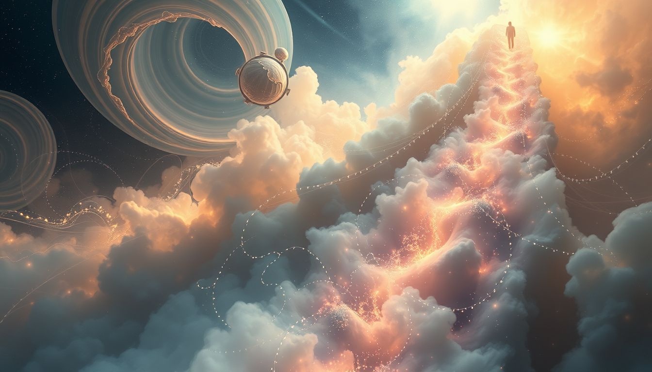 Een steile helling afdalen symboliseert vaak angst voor verlies.