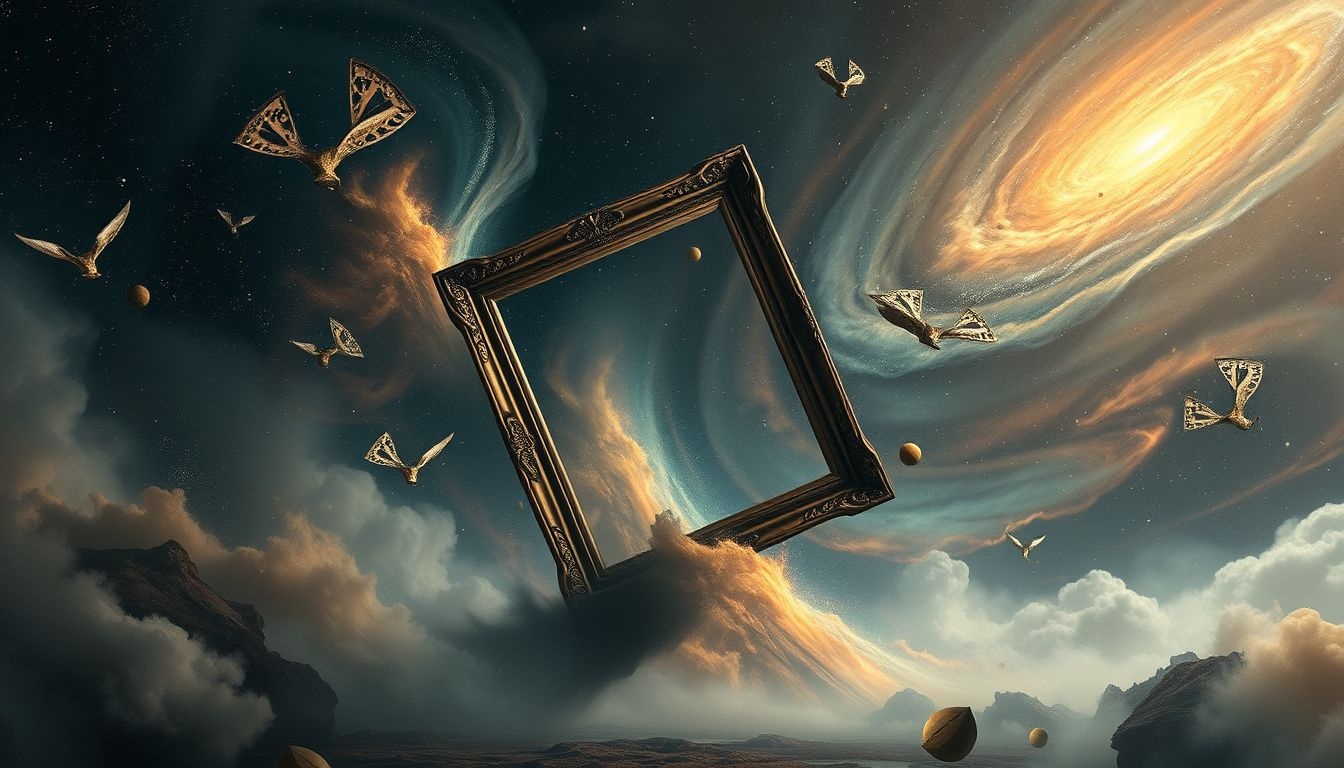 Een vallend schilderij symboliseert vaak angst voor falen.