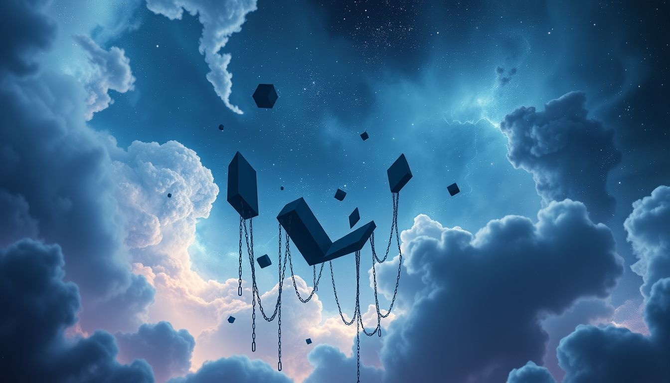 Een instortende werkruimte symboliseert diepe onzekerheid en verliesangst.