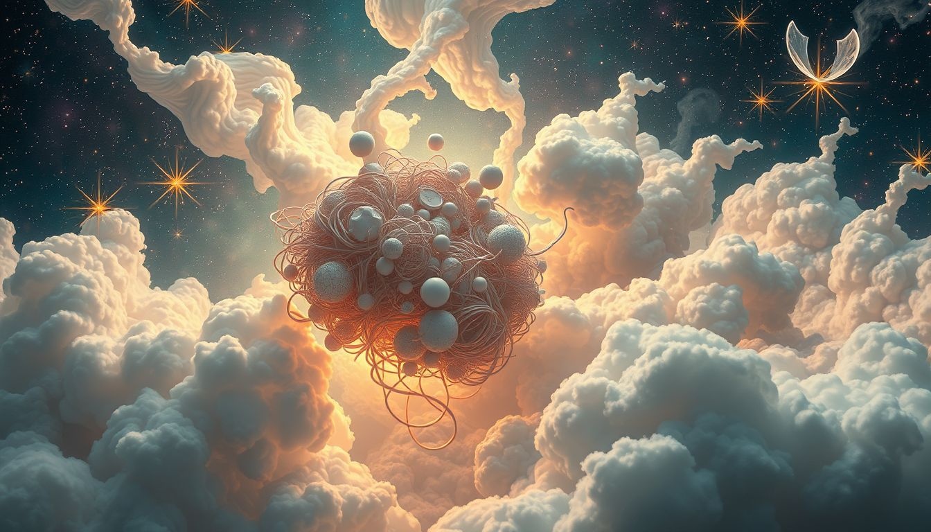 Een rommelige werkruimte weerspiegelt mentale overbelasting en afleiding.