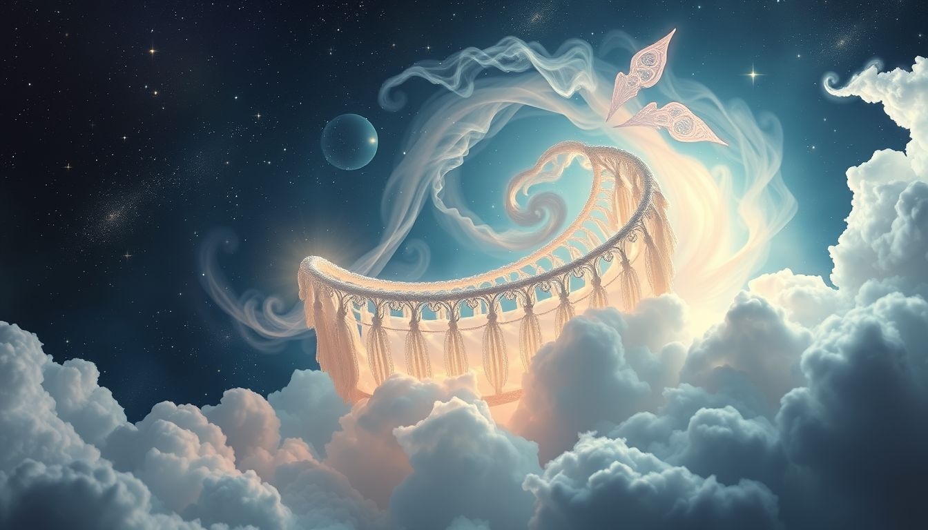 Een krakende wieg symboliseert onzekerheid in nieuwe levensfasen.