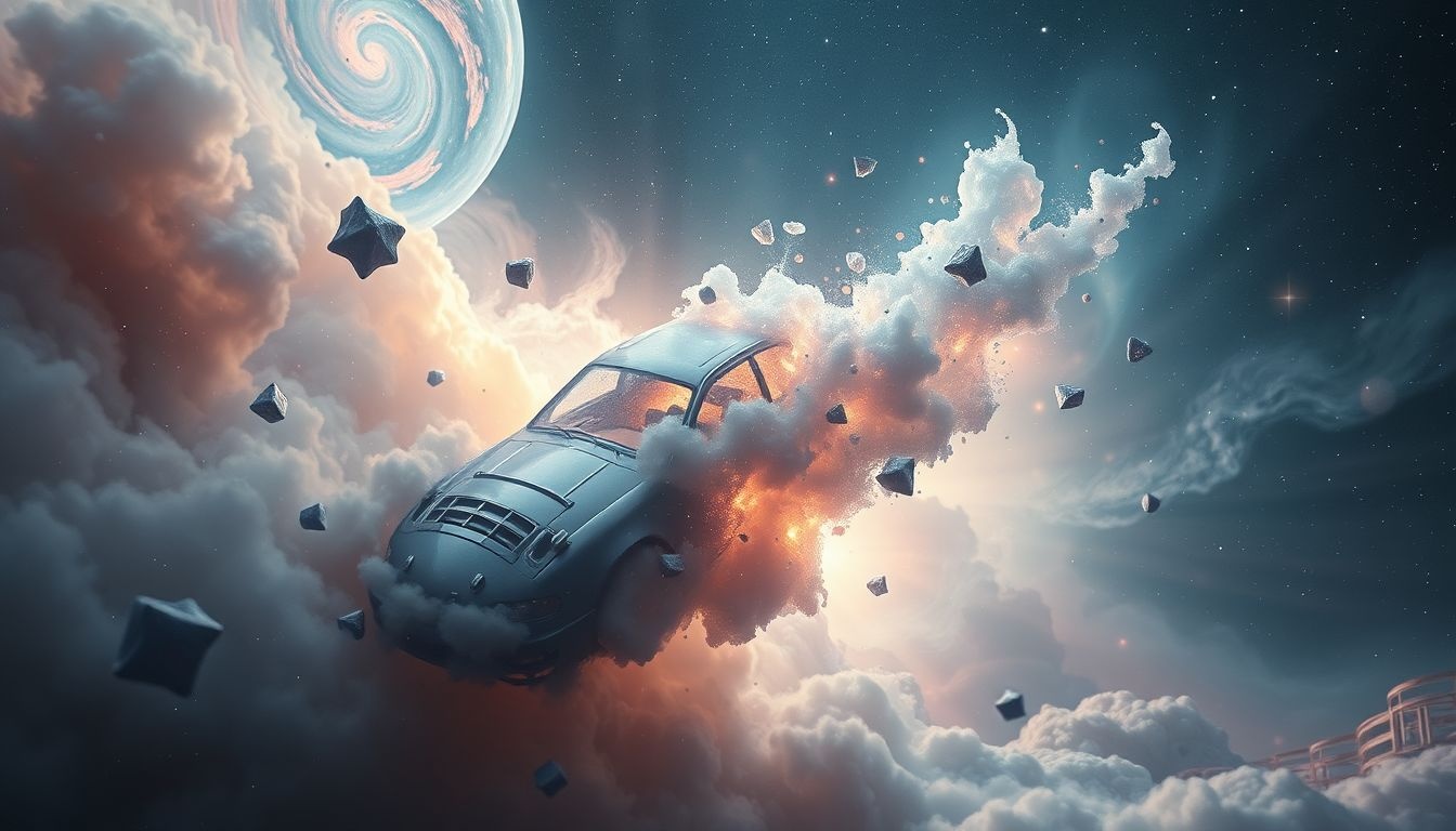 Dromen over kapotte banden symboliseren vaak verlies van controle.