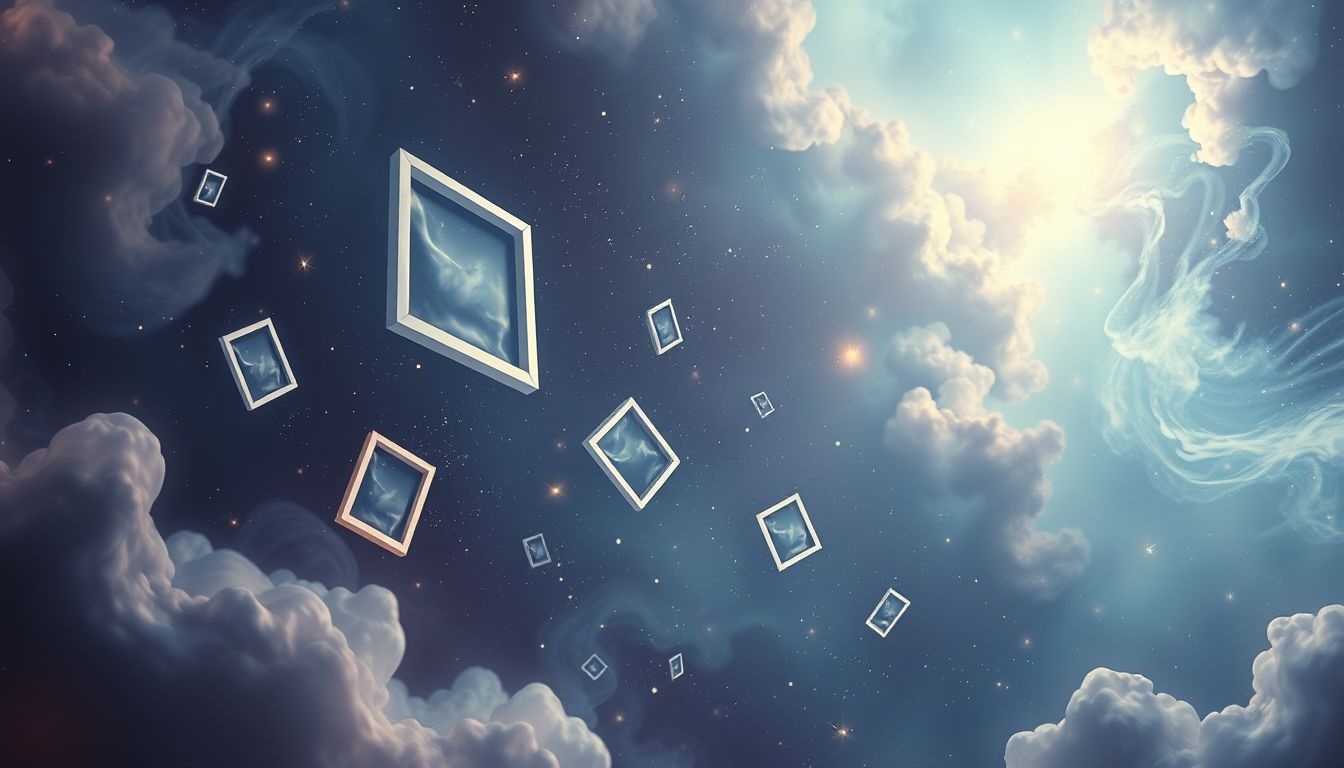 Een vallend schilderij symboliseert vaak verlies van controle of stabiliteit.