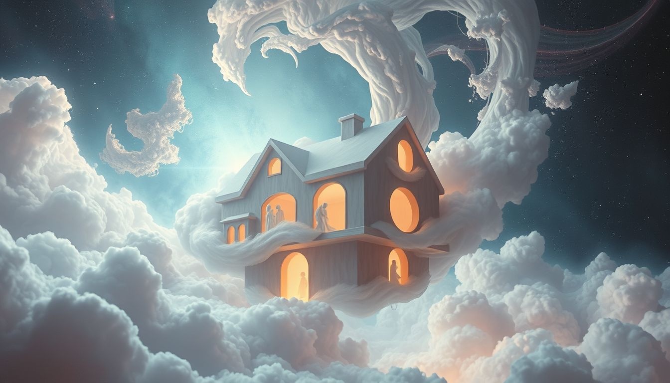 Onbekende huizen symboliseren verborgen aspecten van je innerlijke zelf.