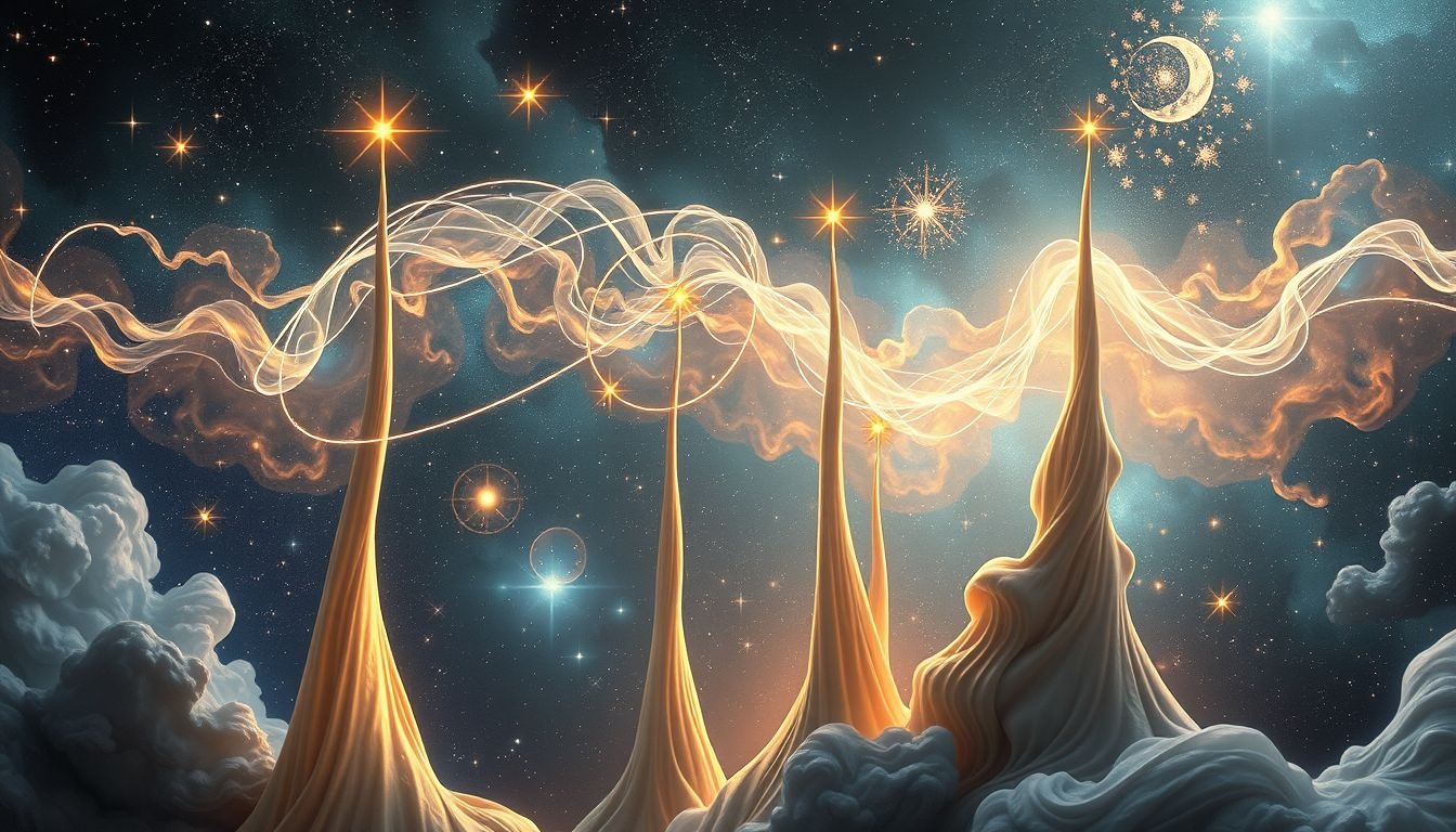 Stelten symboliseren groei in het collectief onbewuste en archetypen.